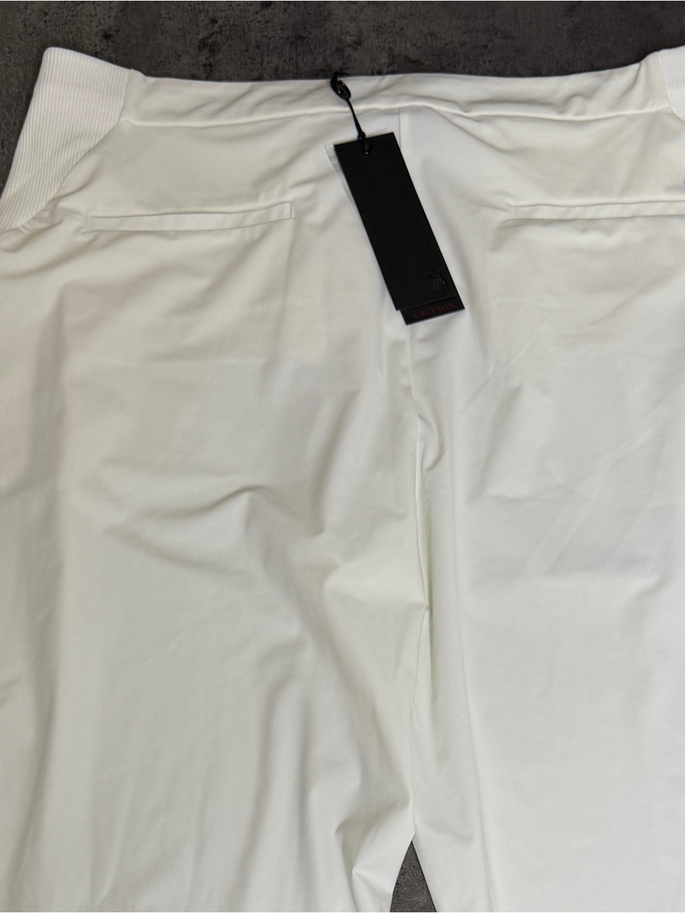 GREYSON THALOS TROUSER SIZE L COLOR DOVE NWT - Picture 6 of 14
